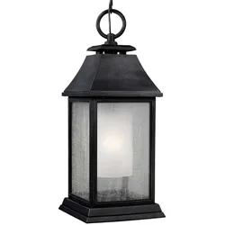 Außenleuchte Kettenlaterne Pendellampe 1 Flammig D 21,6 cm Pariser Stil 1x E27