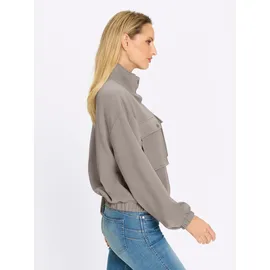 Heine Jersey-Jacke braun 44