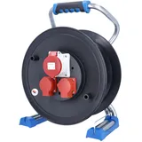 as - Schwabe CEE Kunststoff-Leertrommel Ø285mm für ca. 25m Kabel, IP44,
