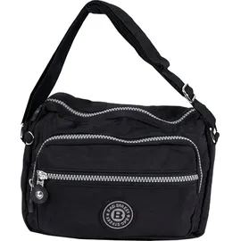 Jennifer Jones Leather Bag Street Umhängetasche Nylon Black