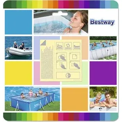 BESTWAY 62091 10 wasserfeste Reparaturflicken