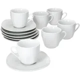 Mambocat Espressotasse 0,08 l Weiß 6 St.