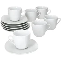 Mambocat Espressotasse 0,08 l Weiß 6 St.