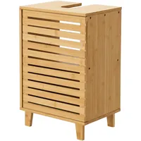 [en.casa] Waschbeckenunterschrank Iveland 60x40x30cm Bambus