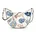 GUESS Schultertasche Zaria Mini Top Zip Shoulder Bag Floral Multi