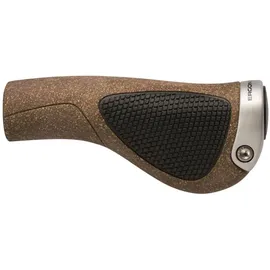 Ergon GP1 BioKork Fahrradgriffe braun/schwarz Größe S
