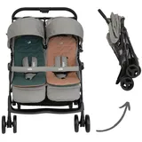 Joie Zwillingsbuggy Aire Twin Pebble Aluminium