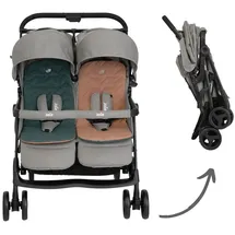 Joie Zwillingsbuggy Aire Twin Pebble Aluminium