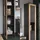 Vicco Niko Hochschrank 40 x 194,3 cm Anthrazit/Viking Oak Spanplatte