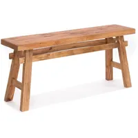 DESIGN DELIGHTS Sitzbank, Natur, Holz, 118x53x28 cm, Esszimmer, Bänke,