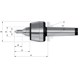 Röhm Mitlaufende Zentrierspitzen 60° MK 4 Größe 108