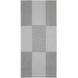 Andiamo "ARIZONA1" Gr. 2, silber (silberfarben), B:67cm H:5mm L:140cm, Kunstfaser, Teppiche, Teppich, Outdoorteppich, Küchenteppich - Größe: 67 x 140 cm, Farbe: Grau-Anthrazit