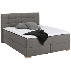 Boxbett HOME AFFAIRE "Olivet", grau, B:174cm L:210cm, Komplettbetten, in 4 Farben, 4 Breiten, 2 Matratzenarten, auch in Überlänge 220 cm