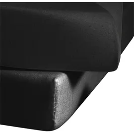 FLEURESSE Comfort 001117 Jersey 200 x 200 - 200 x 220 cm schwarz