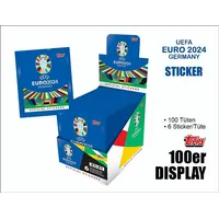 Topps UEFA Fußball-Europameisterschaft 2024 Sticker Box (100
