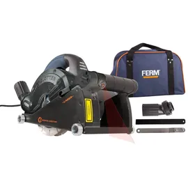 Ferm Living WSM1008 Mauernutfräse 1650W - 2 Diamantscheiben 150mm - Laserführung - Staubabsaugungsadapter - Nylon-Tragetasche