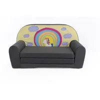 FORTISLINE – Kindersofa MINI ausklappbar 40x78x45cm - Kindersofa für Kinder 2in1 - Kindercouch ausklappbar - Schlafcouch aus Schaumstoff - Abnehmbarer Bezug - Viele Motive