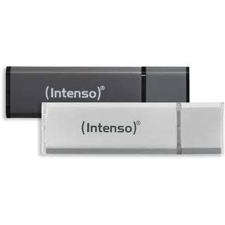 32 GB anthrazit/silber USB 2.0 2er Pack