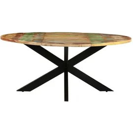 vidaXL Esstisch Rund 175 x 75 cm braun