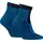 Puma BWT Cushioned Quarter Socken 2er Pack Blau/Grau 35-38