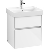 Villeroy & Boch Collaro Waschtischunterschrank C00700DH 51x54,6x41,4cm, Glossy White