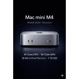 Apple Mac mini M4 2024 16 GB RAM 1 TB SSD 10-Core GPU CZ1CF-002000