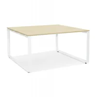 KADIMA DESIGN BAKUS SQUARE Schreibtischbank aus Holz und Metall