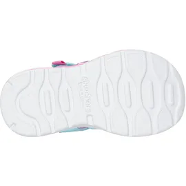 SKECHERS Play Scene Splash-Cute Crew Sandalen, Türkis/Lavendel, 9 Toddler