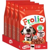 Frolic Hundefutter Trockenfutter mit Rind 4 x 1,5 kg