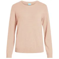 VILA Strickpullover in Misty Rose / Detail Melange -