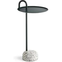 Bowler Beistelltisch 36 cm grün mit Granitbasis
