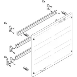 ABN MF2310 Prisma XS-Modul flach BxH:500x450mm Klemmen waagerecht, schutzisoliert
