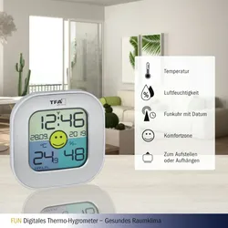 Digitales Thermo-Hygrometer "Fun"