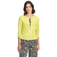 Betty Barclay Blazer-Jacke mit Reißverschluss in erbsgrün, | Gr.: