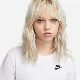 Nike Sportswear Club Essentials T-Shirt Damen 100 white M