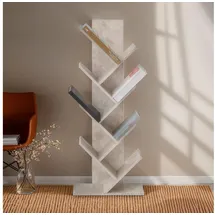 Idimex Bücherregal 48 x 116 x 23 cm Grau