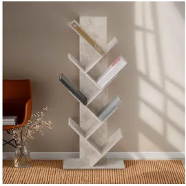 Idimex Bücherregal 48 x 116 x 23 cm Grau