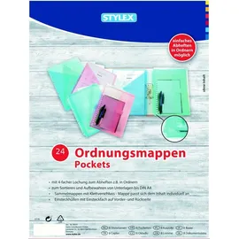 Toppoint 24 Ordnungsmappen/je 12 Sammelmappen & Einsteckhüllen