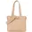 Schultertasche Synthetik Beige