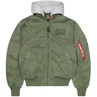 Alpha Industries MA-1 TT Two Tone Hood CW grün M
