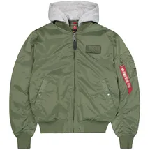 Alpha Industries MA-1 TT Two Tone Hood CW grün M