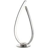 CASANOVA casa NOVA LED-Tischlampe ONION, H 37 cm - Silbergrau - Weiß - Metall - Kunststoff