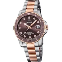 Jaguar Edelstahl Damen Uhr Analog Fashion silber rosegold Cosmopolitan