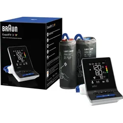 Braun Oberarm-Blutdruckmessgerät »ExactFitTM 3 - BUA6150«, Mit zwei Manschettengrößen für Genauigkeit und Komfort Braun schwarz