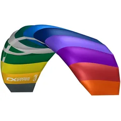 Lenkmatte Air - 1.2 m2 - Regenbogen - 2-leiner Lenkdrachen - Anfänger bunt 120 CM