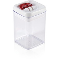 Leifheit Vorratsbehälter Fresh&Easy 800 ml, eckig, Vorratsbehälter, transparent, Weiss