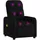 vidaXL Massagesessel 144 x 77,5 x 0 cm Schwarz mit Fernbedienung