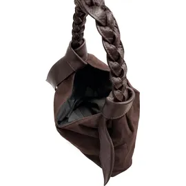 COLLEZIONE ALESSANDRO Lusso Schultertasche Leder Brown
