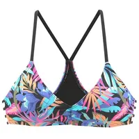 BENCH Bikini-Top Damen Schwarz/Mehrfarbig 36 Cup A/B