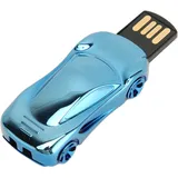 Mini-usb-stick Mit 128 Gb Speicherkapazität, Blau, Usb 2.0, Metallgehäuse, Plug & Play, Compactflash-speicher
